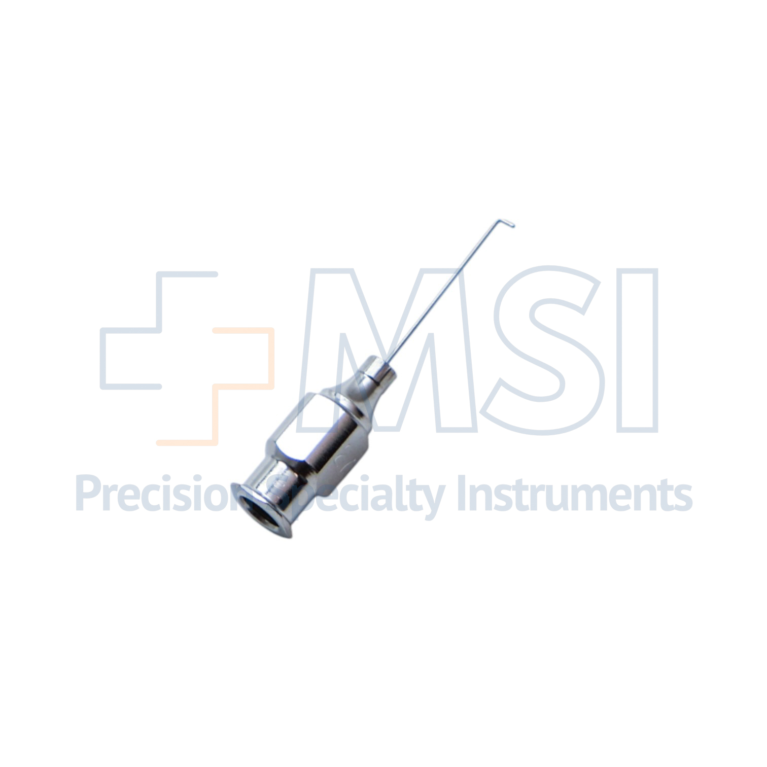 Air Injection Cannula, 27ga, Angled 90 Degrees Shaft, 1.5mm Tip To